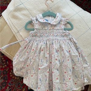 Anavini Blue Bird Liberty Print Dress